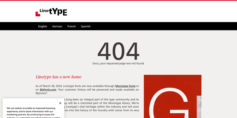 Clarendon font specimen from official website