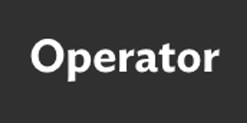 Operator Mono font specimen from official website